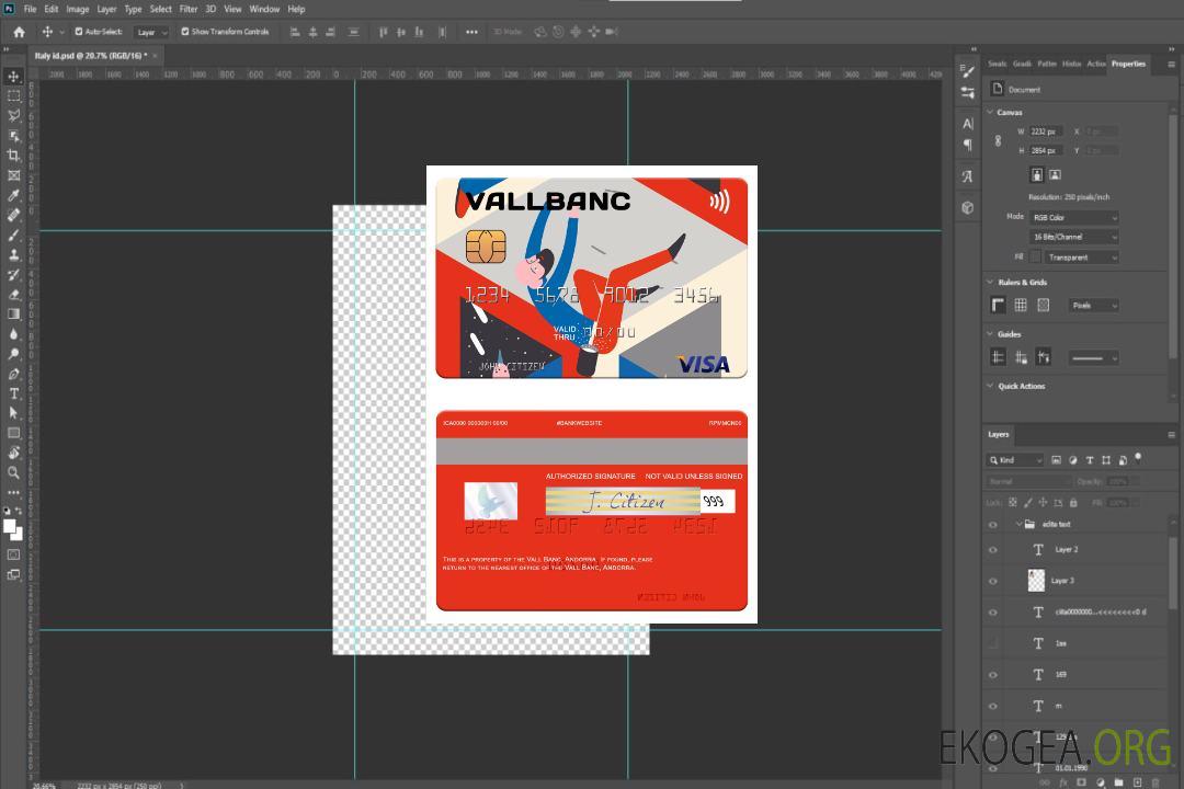 Carte visa Andorre Vall Banc template Carte visa Andorre Vall Banc template